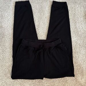 Boys Quince Black Jogger Pants